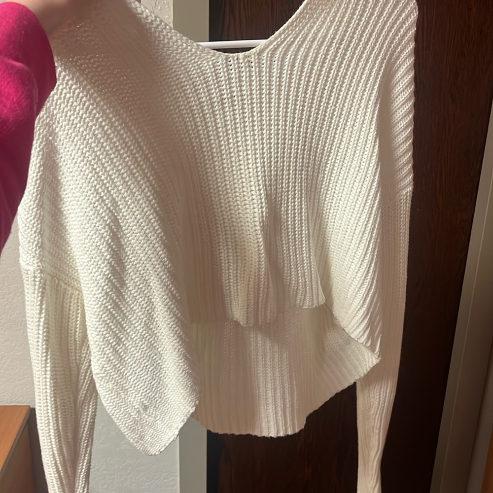 Aeropostale Cropped Hooded Sweater